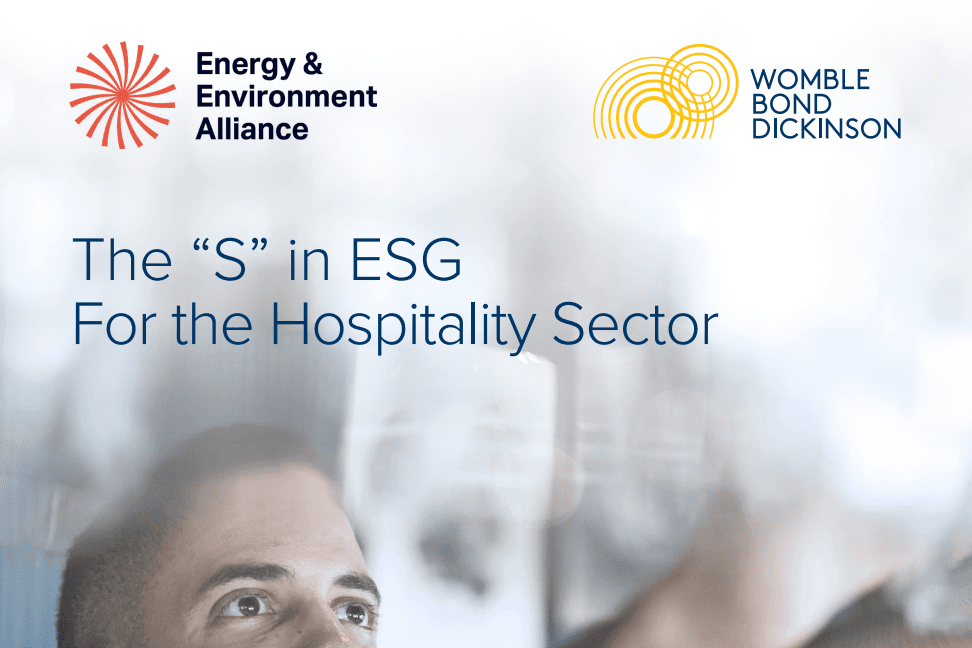 Report on the "S" in ESG for the Hospitality Sector