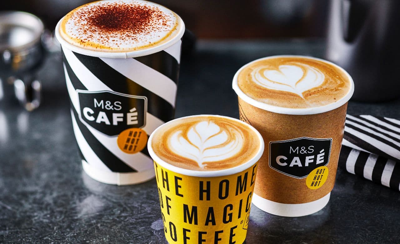 M&S Expands Paper Coffee Cups, Cuts Plastic Waste