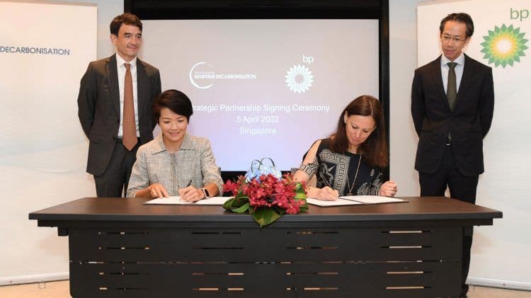 BP has become a strategic partner of the Global Centre for Maritime Decarbonisation (GCMD)
