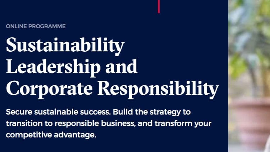 Sustainability Leadership and Corporate Responsibility by LBS