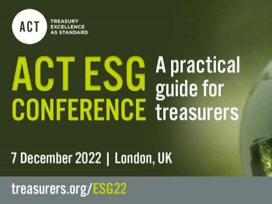 ACT ESG Conference: a practical guide for treasurers