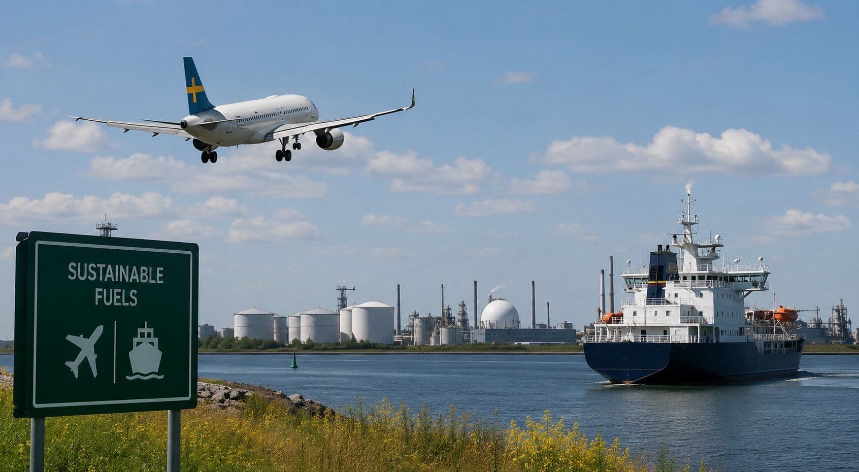 Sweden Unveils Aviation and Maritime Fuel Strategy to Cut Import Risks