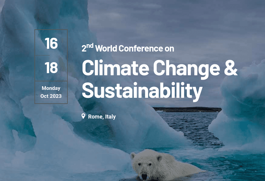 World Conference on Climate Change & Sustainability (Climate Week 2023)