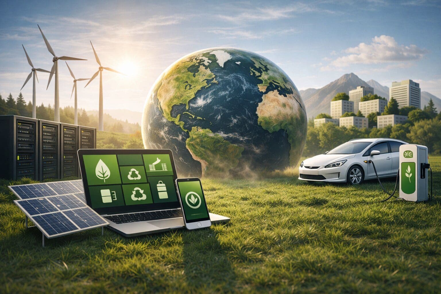 7 Green IT Solutions Cutting Technology Carbon Footprint