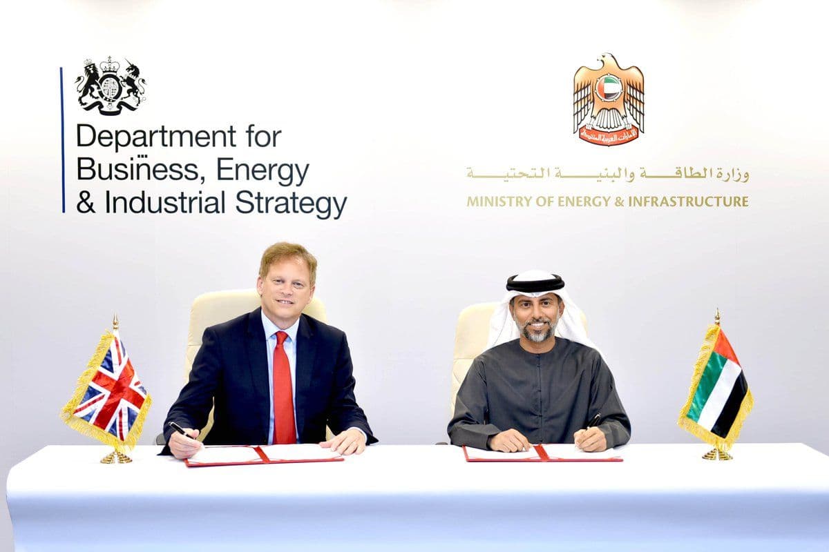 UAE and UK Agree to Collaborate in Energy Sector
