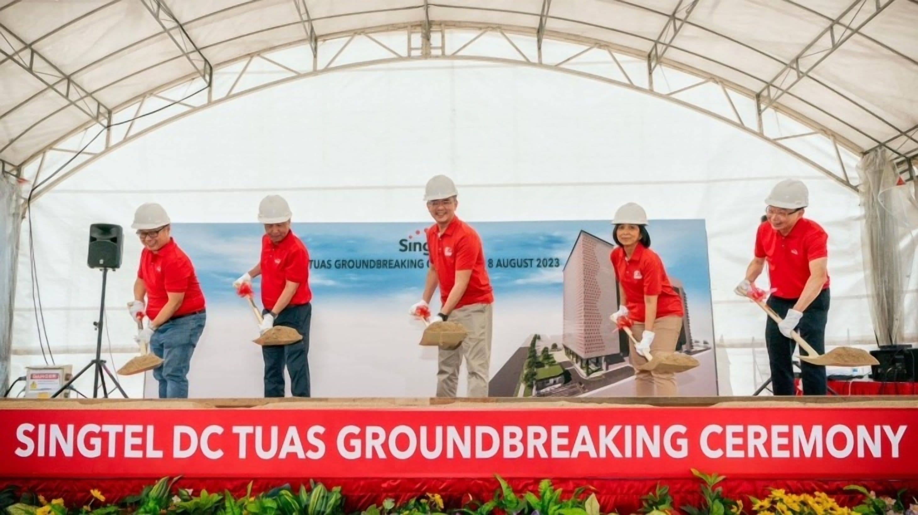 Singtel's Green Data Hub Begins Construction
