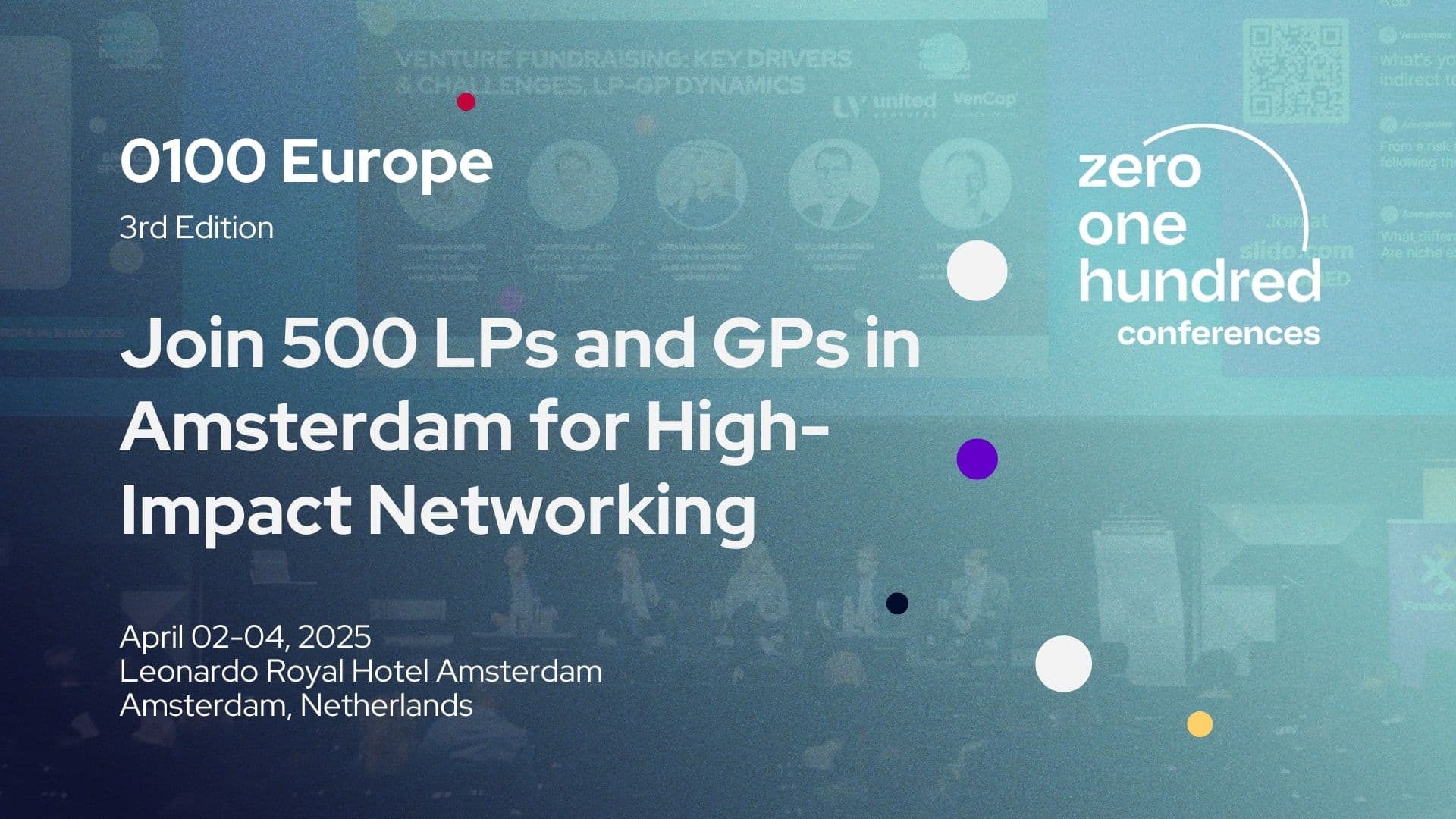 Explore ESG & Impact Investing at 0100 Europe Amsterdam – April 2025
