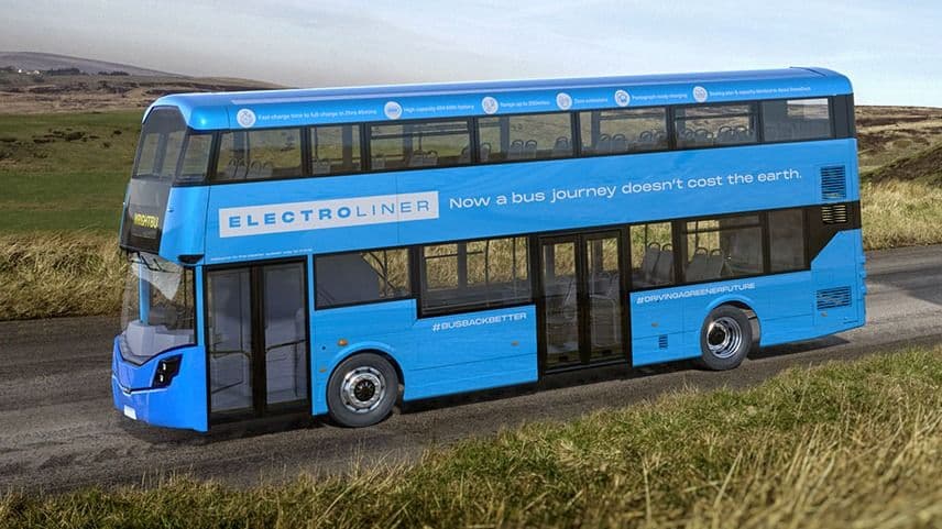 Wrightbus Launches New Electric Bus Engine Service