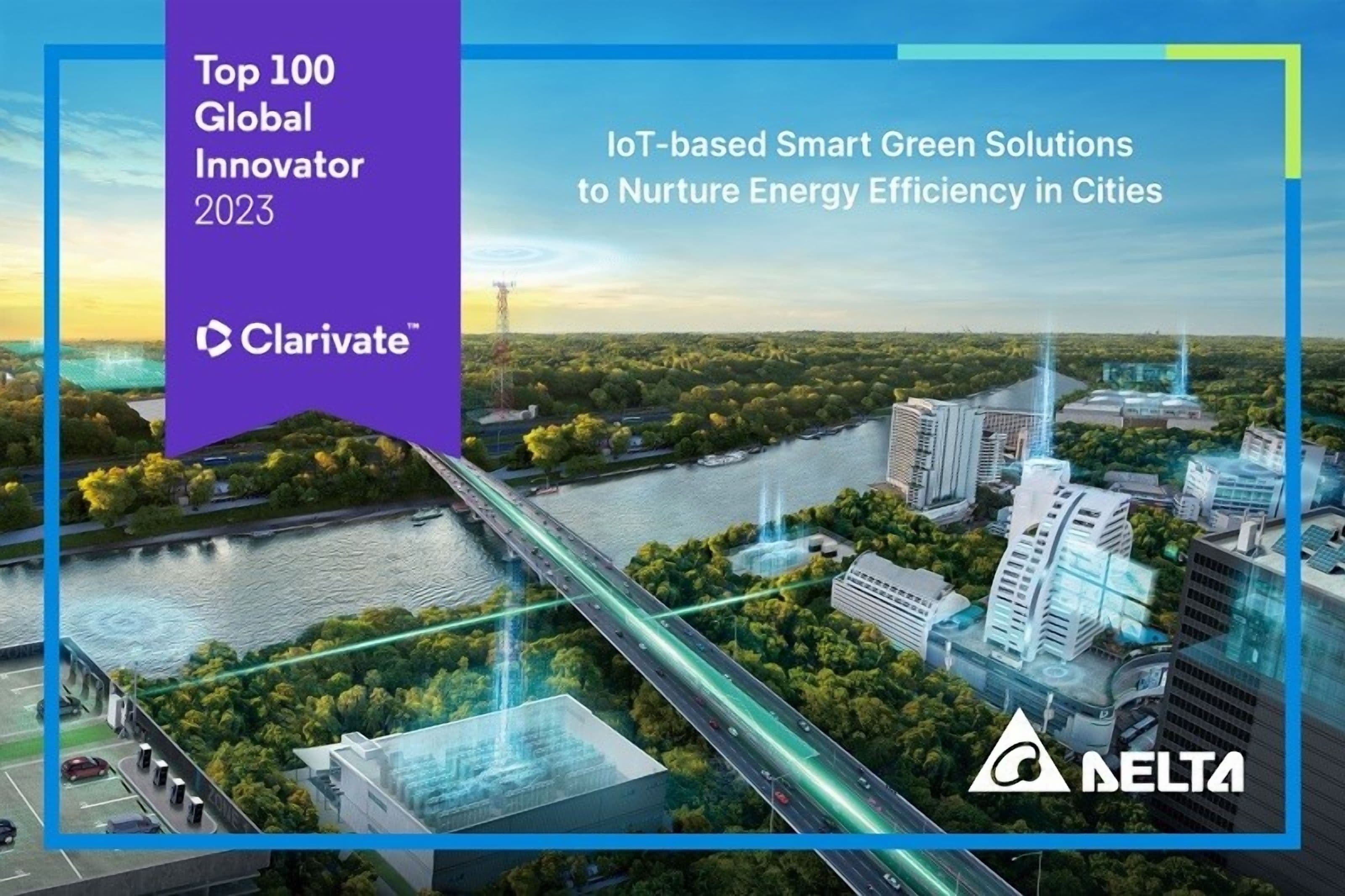 Clarivate Recognises Delta electronics' Green Solution