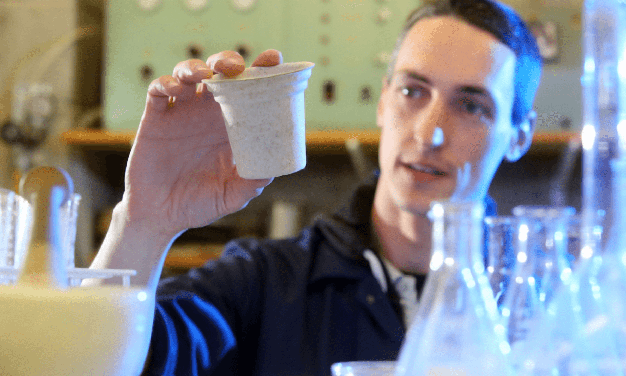 Bangor University's Eco-Friendly Paper Whiskey Bottle Project