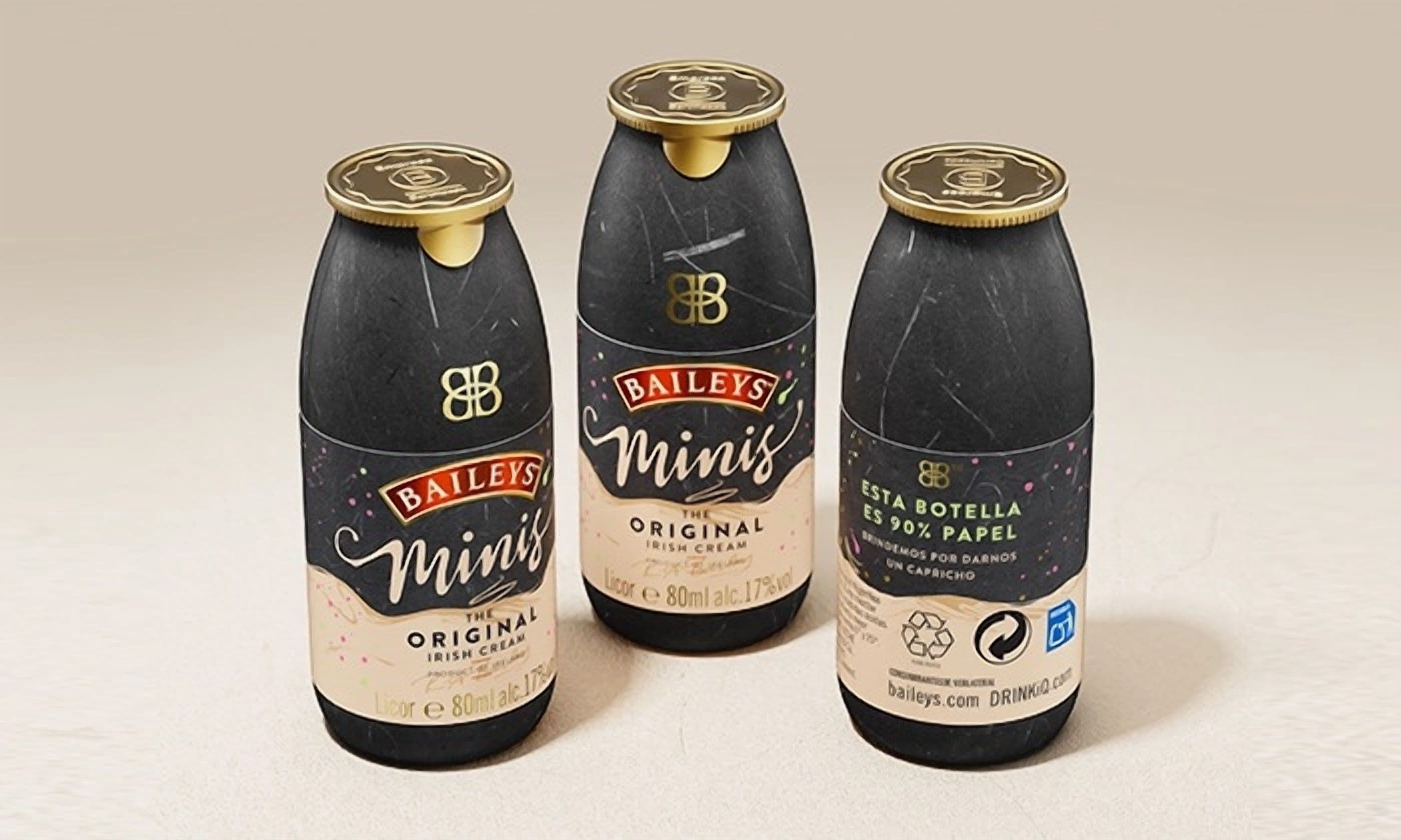 Diageo Trials Paper Bottles for Baileys in Green Push