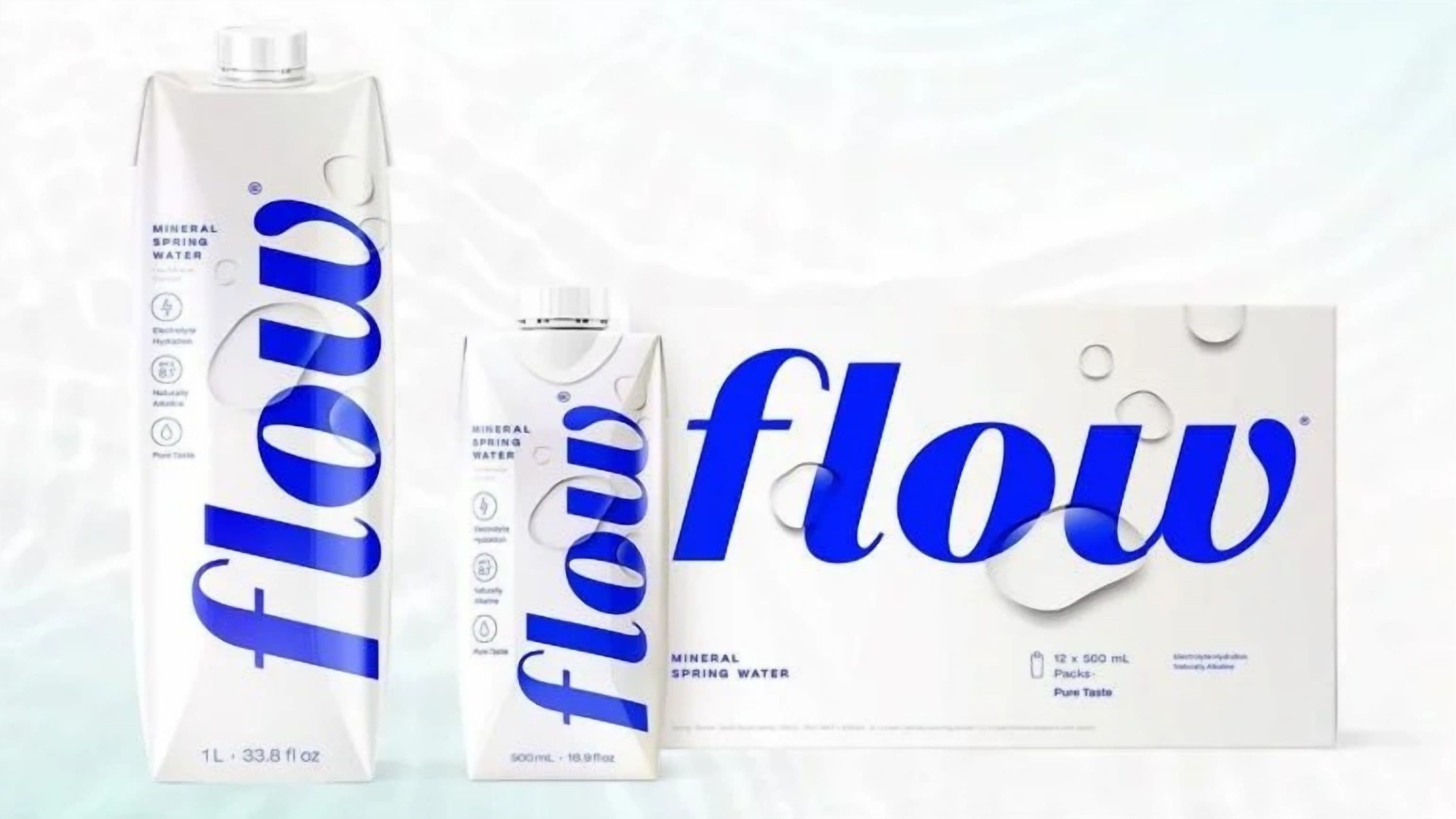 Flow Beverage Rebrands with Sustainable Shift