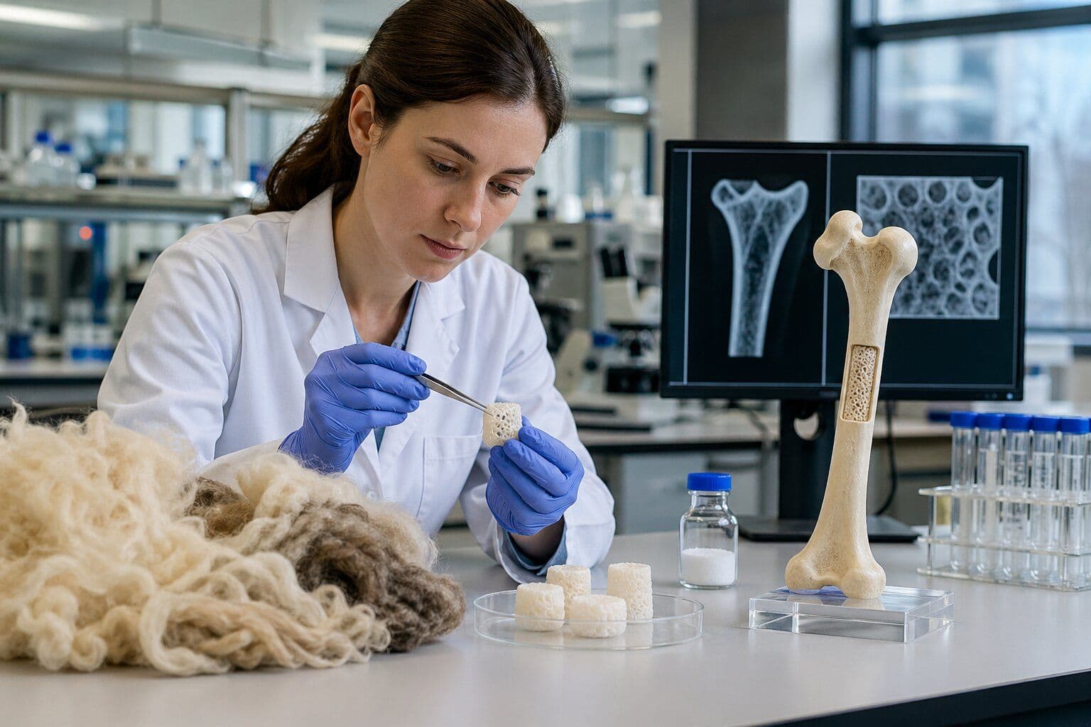 Wool to Bone: UK Researchers Develop Sustainable Solution for Bone Regeneration