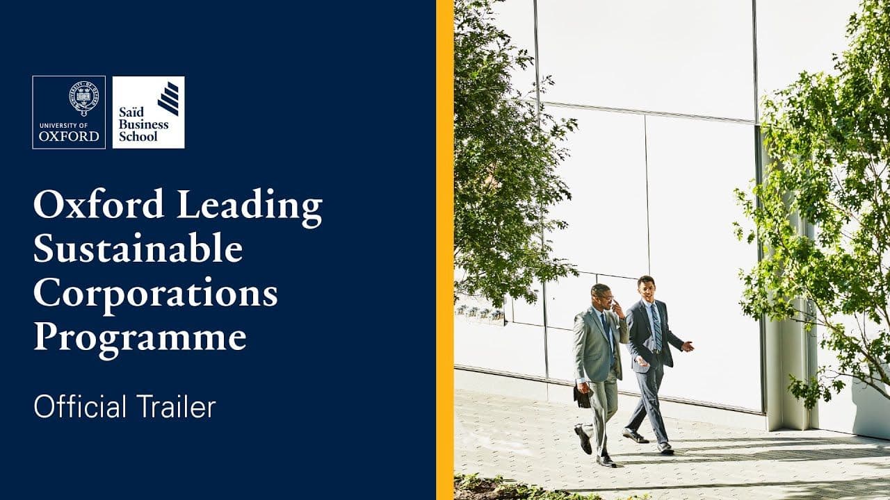 Oxford - Leading Sustainable Corporations Programme