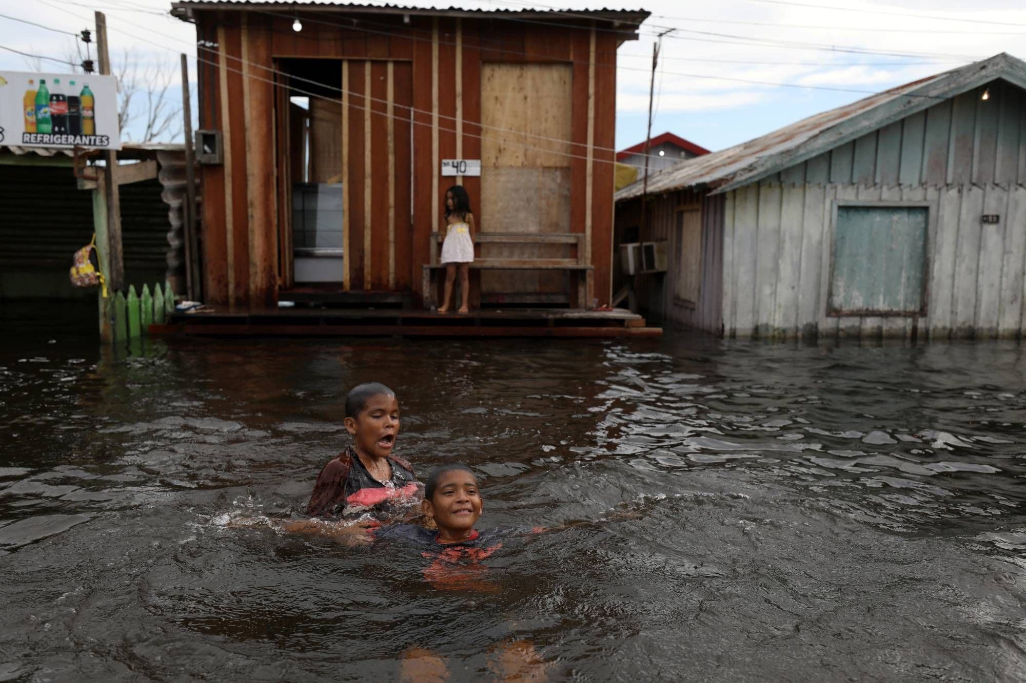 Flood Continues to Stumble People in Brazil's Amazon Rainforest