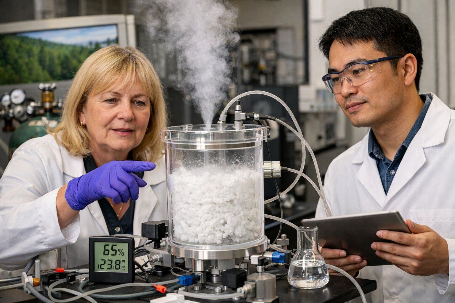 Moisture-Driven Direct Air Capture Could Boost CO₂ Removal Efficiency