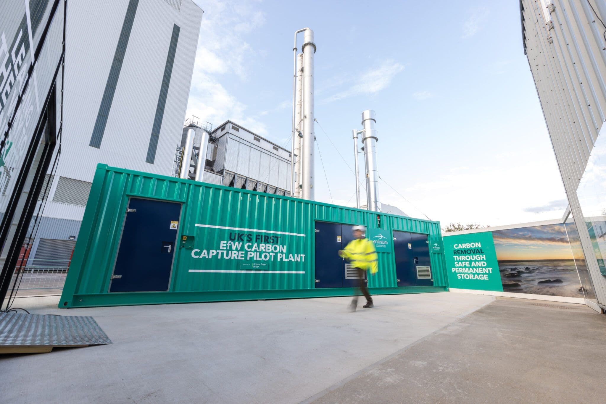 UK's First Carbon Capture Pilot Launched by enfinium